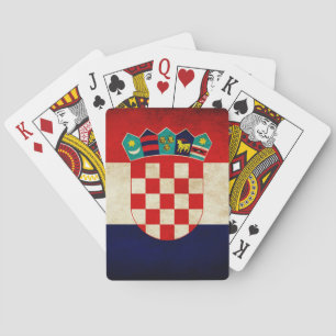 Croatia Flag Playing Cards