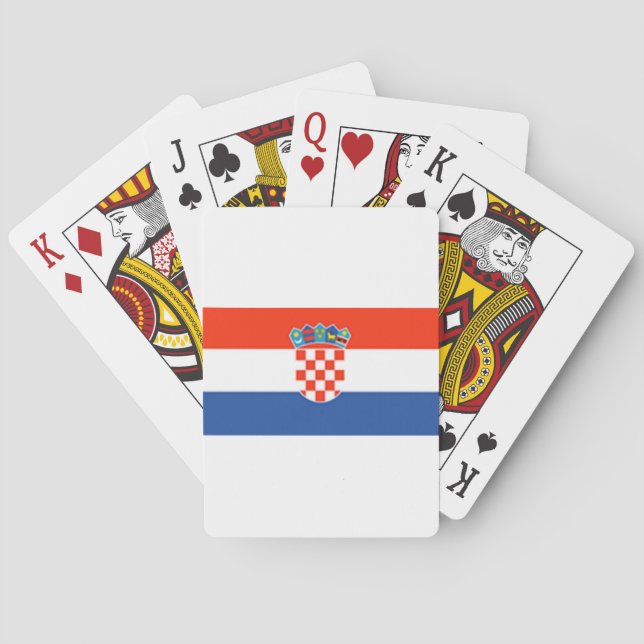 Croatia Flag Playing Cards (Back)