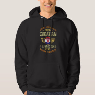 Croatia Flag Proud Croats Men & Women   Hoodie