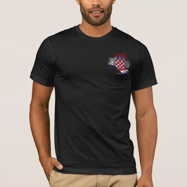 Croatia flag T-Shirt (Front)