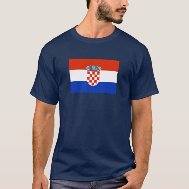 Croatia Flag T-Shirt (Front)