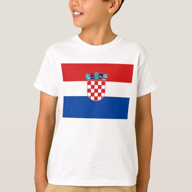 Croatia Flag T-Shirt (Front)