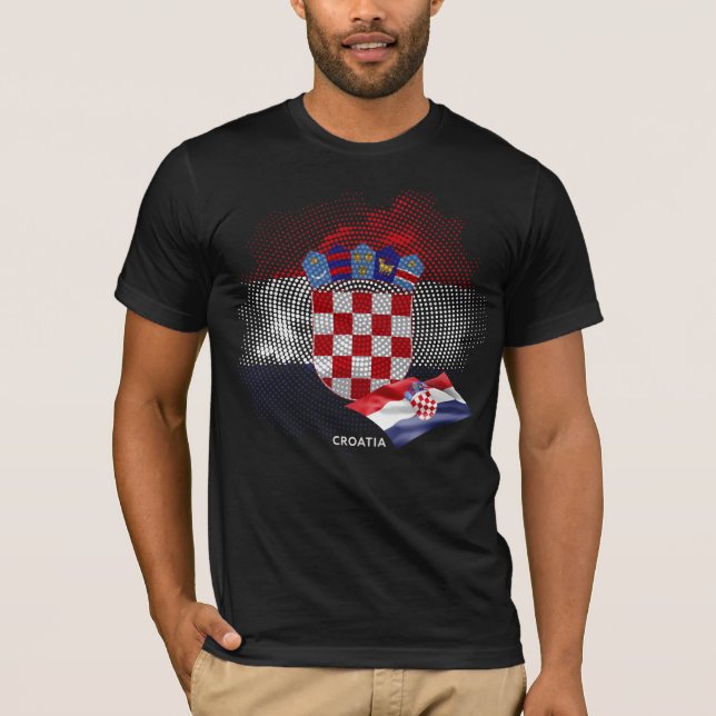 Croatia flag T-Shirt (Front)