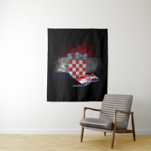 Croatia flag tapestry
