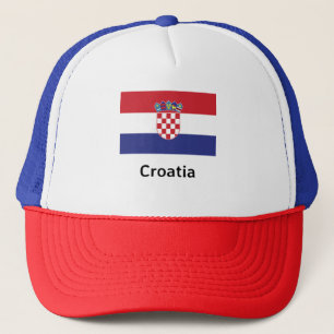 Croatia Flag Trucker Hat