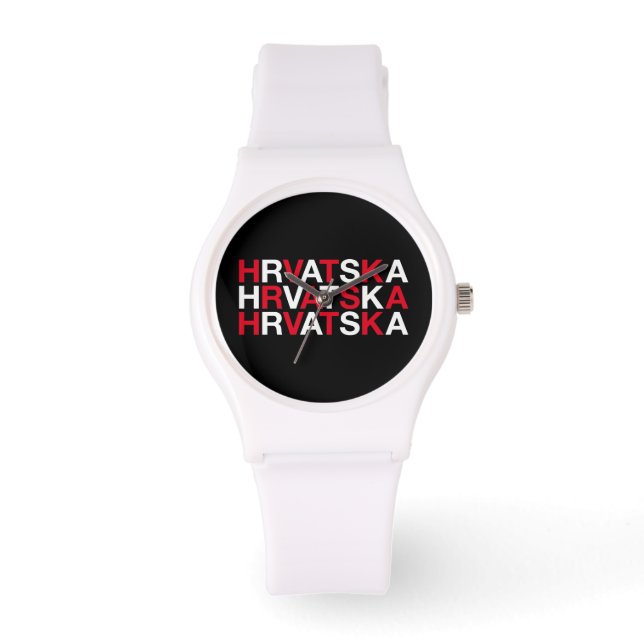 CROATIA Flag Watch (Front)