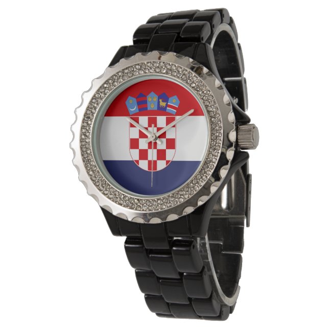 Croatia flag watch (Angled)