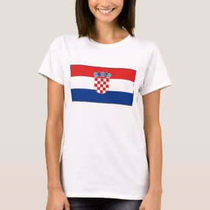 Croatia Flag x Map T-Shirt
