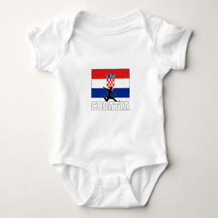 Croatia Football Soccer National Team Baby Bodysuit