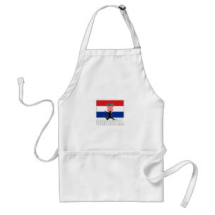 Croatia Football Soccer National Team Standard Apron