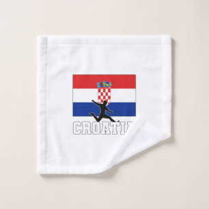 Croatia Football Soccer National Team Wash Cloth