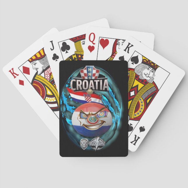 Croatia-GBall Playing Cards (Back)
