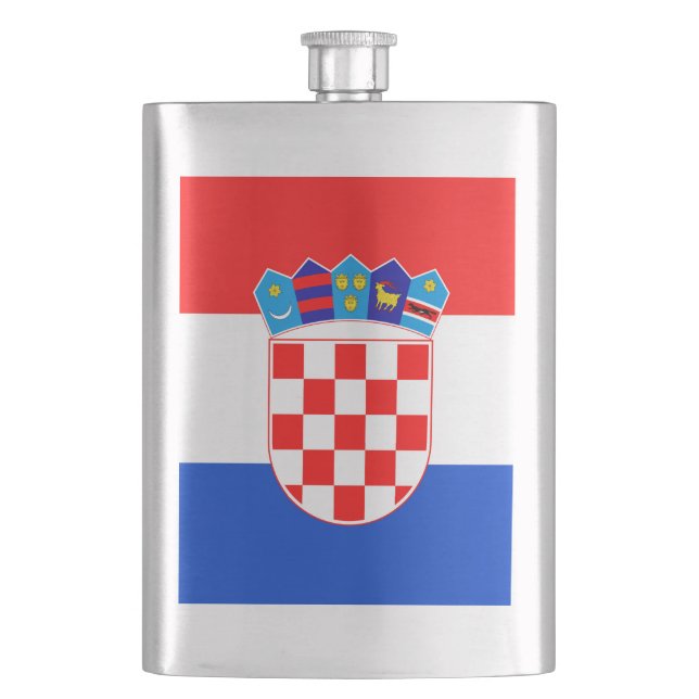 Croatia Hip Flask (Front)