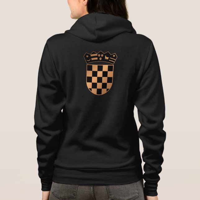 Croatia Hoodie (Back)