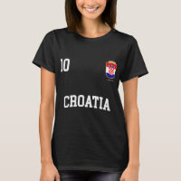 Croatia Hoodie 10 Croatian Flag Soccer Team Footba
