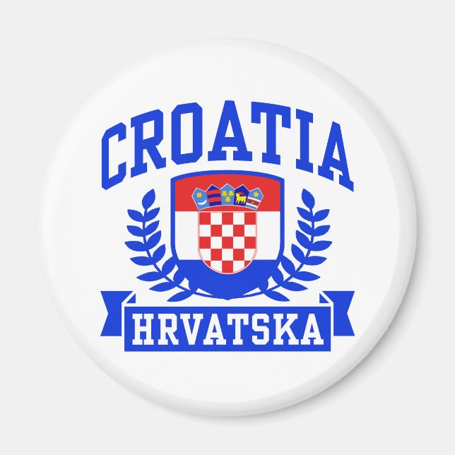Croatia Hrvatska Magnet (Front)