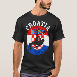 Croatia Hrvatska Soccer Team Croatian Flag Croatia T-Shirt