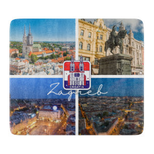 Croatia Hrvatska Zagreb Capital of Croatia Cutting Board