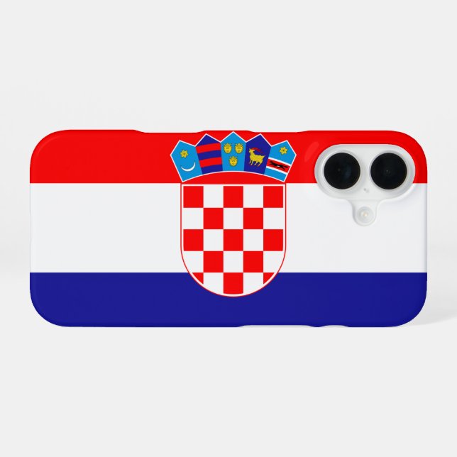 Croatia iPhone 16 Case (Back Horizontal)