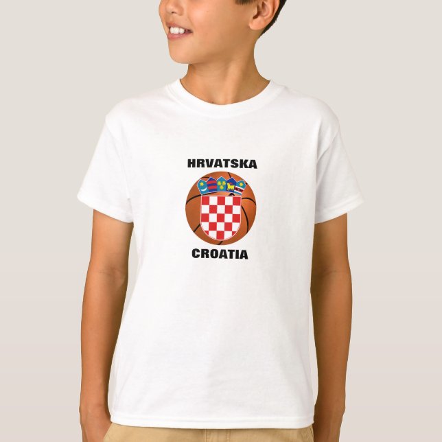 Croatia National Basketball Team T-Shirt (Front)