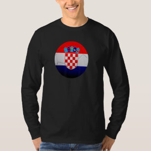 Croatia National Soccer Team Football Fan Flag Cro T-Shirt