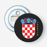 Croatia Party Bottle Opener, Croatian Coat of Arms