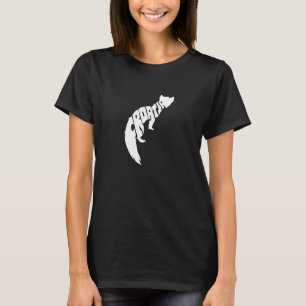 Croatia Pine Marten Word  Animal T-Shirt