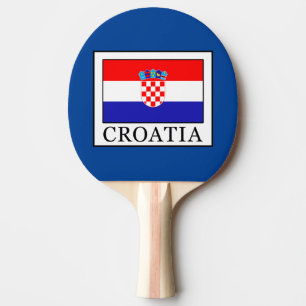 Croatia Ping Pong Paddle