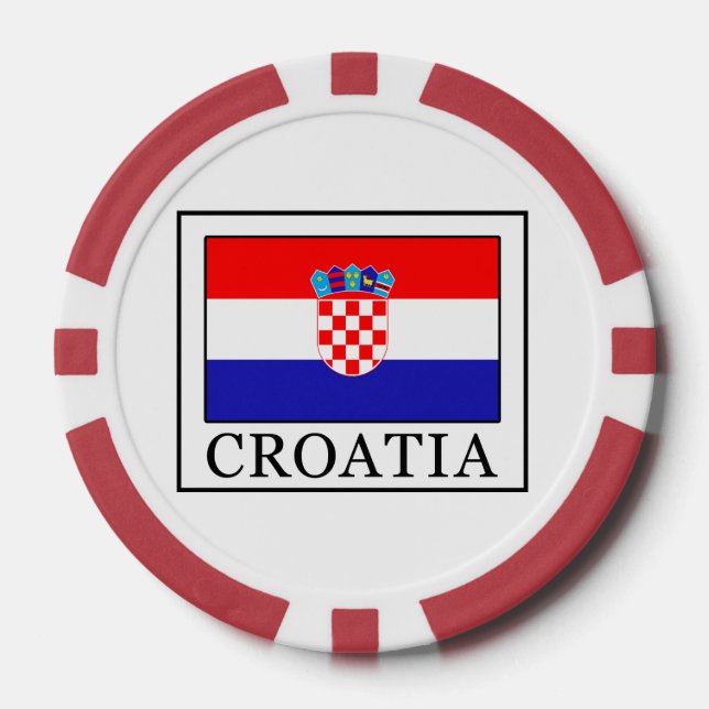 Croatia Poker Chips (Front)