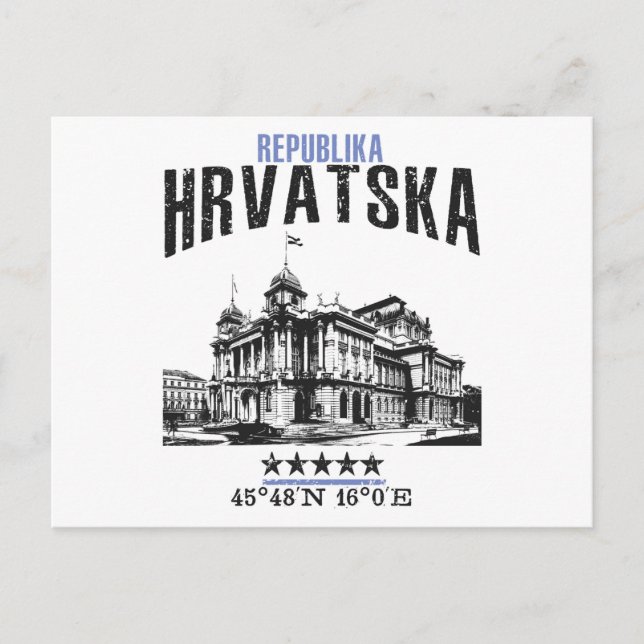 Croatia Postcard (Front)