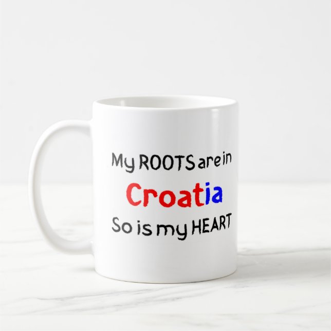 croatia roots coffee mug (Left)