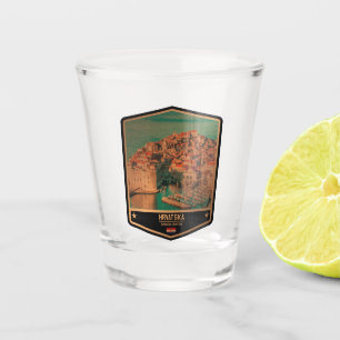 Croatia Shot Glass