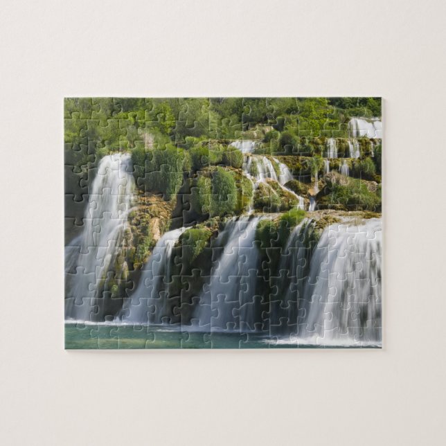 Croatia, Sibenik-Knin Region, KRKA NATIONAL Jigsaw Puzzle (Horizontal)