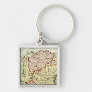 Croatia, Slovenia, Italy Key Ring