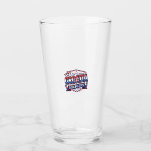 Croatia Soccer 2026 Soccer Bold Country Typography Glass