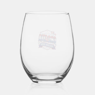 Croatia Soccer 2026 Soccer Bold Country Typography Stemless Wine Glass