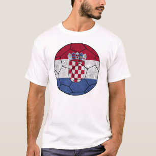 Croatia Soccer Ball T-shirt