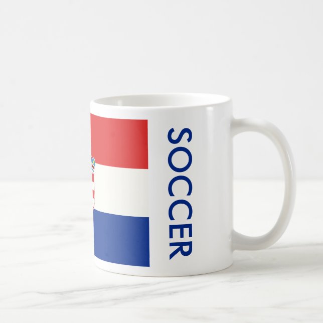 CROATIA SOCCER COFFEE MUG (Right)