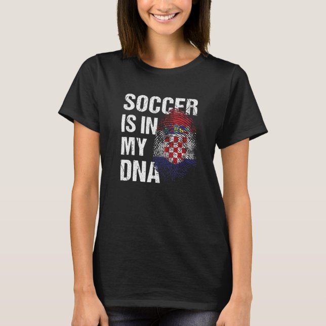 Croatia Soccer Croatian Football Hrvatska Futbol 1 T-Shirt (Front)