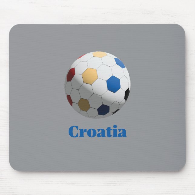 Croatia Soccer Mouse Pad (Front)