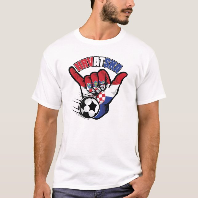 Croatia Soccer  T-Shirt (Front)