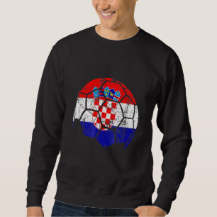 Croatia Soccer Team Support The Croatia Flag Foo Sweatshirt