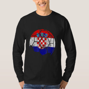 Croatia Soccer Team Support The   Croatia Flag Foo T-Shirt