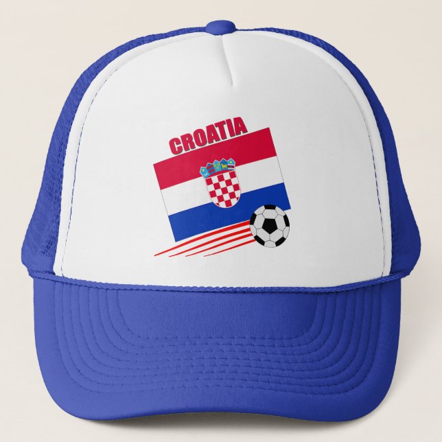 Croatia Soccer Team Trucker Hat (Front)
