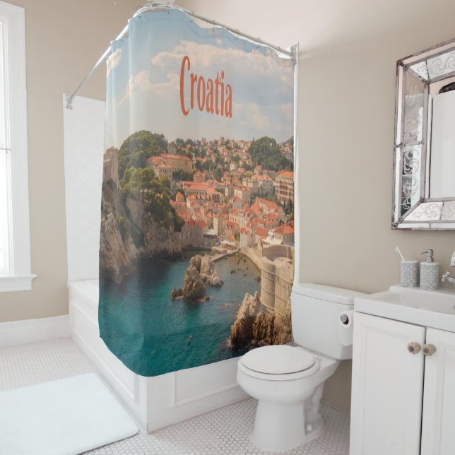 Croatia Southeast Europe Zagreb Shower Curtain (In Situ)