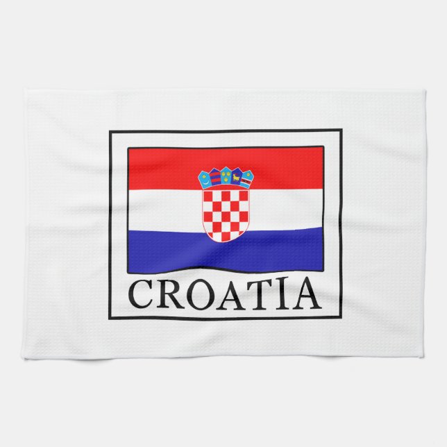 Croatia Tea Towel (Horizontal)