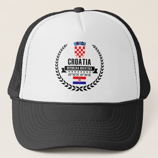 Croatia Trucker Hat (Front)