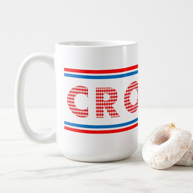 Croatia - with love coffee mug (With Donut)