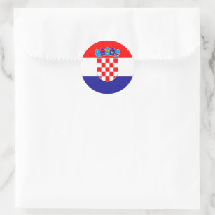 Croatian Coat of Arms Hrvatski Grb Classic Round S Classic Round Sticker