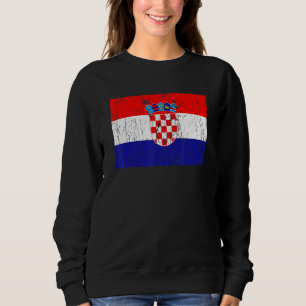 Croatian Croatia Flag Pride Croatian Flag Sweatshirt